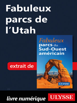 cover image of Fabuleux parcs de l'Utah